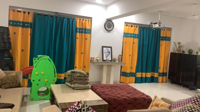 Hand Block Printed Curtains, Cotton-Casement Curtains, Handloom Curtains, Curtains, Dharohars Curtains