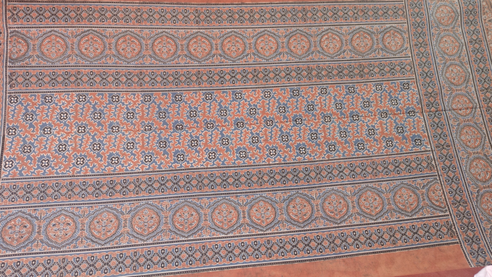 Red Ajrakh Cotton Dupatta