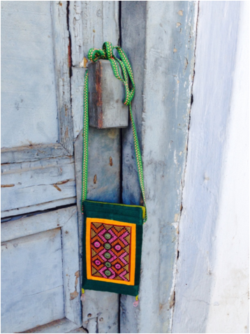 MOBILE COVER WITH EMBROIDERY