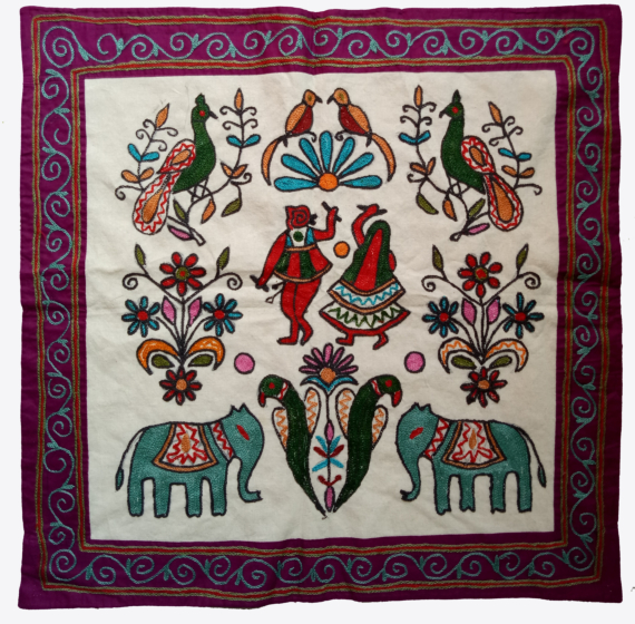 Garba Dance | Wall Hanging | Aari Embroidery
