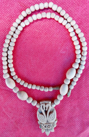 Handcrafted Tulsi Kanthi Mala | 70x4x1.5 cm