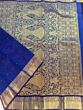 Handloom Silk Molakalmuru Gandaberunda Blue Saree