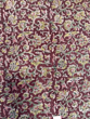Kalamkari Hand Block Print Cotton Cambric Fabric - Multicolor - 1 Meter(KBPF126)