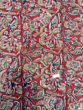 Kalamkari Hand Block Print Cotton Cambric Fabric - Multicolor - 1 Meter(KBPF133)