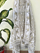 Handloom Unstitched Cotton Suit with Dupatta | Grey