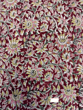 Kalamkari Hand Block Print Cotton Cambric Fabric - Multicolor - 1 Meter(KBPF140)