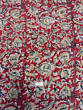 Kalamkari Hand Block Print Cotton Cambric Fabric - Multicolor - 1 Meter(KBPF143)