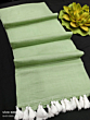 Plain Linen by Linen Saree with Matching Blouse - Premium Stylish Soft Linen Saree