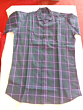 Handloom Cotton Readymade Shirt Red & Blue Check