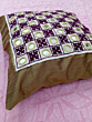 Embroidery and Mirror Work Cushion Cover - Single Piece