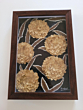 Hydrangea - Wall decor made from dry leaves and flowers 
