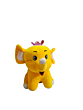 Handmade Yellow Elephant Plush Toy
