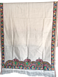  Bhagapuri Silk Dupatta with Handmade Madhubani Painting