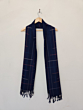 Blue multicolor handwoven merino wool Kinnauri stole