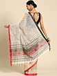 Pure Handloom Cotton Saree with Hand Block Print