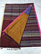 100% COTTON ALL OVER NOT REAPEAT WEFT STRIPE SAREE  