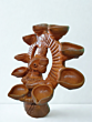 Terracotta Hatima Diya Stand