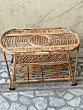 Rattan Modern Oval Centre Table Multi-Use Shelf for Living Room