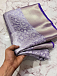 Premium Soft Tissue Silk Saree | Silver Zari Work Design