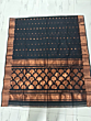 Handloom Soft Cotton Black Saree