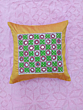 Yellow cushion cover
