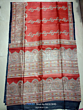 TASAR GHICHA PRINT SILK SAREE