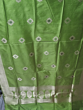 Handwoven Silk katan kadua butti dupatta | Green
