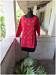 Ladies Kurtis with Khrek Embroidery