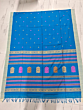Bengal Handloom Cotton Saree with Blouse Piece | Sky Blue