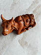 Terracotta Cow Show Piece