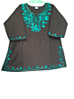 Baby emborided pure cotton kurti