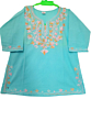 Baby emborided pure cotton kurti