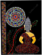 Buddha  Madhubani Painting  