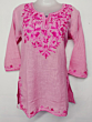 Women Embroidered Pure Cotton Multicolor Short Kurta  