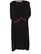 women embroided pure cotton long kurti