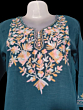 women embroided pure cotton short kurti