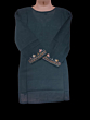 women embroided pure cotton short kurti