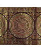 Premium Banarasi Brocade Silk Table Runner -Ethnic Mandala Design  16 x 72 inches - 6 Ft Long - Coffee Brown
