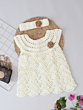 Crochet Frock with Headband - White