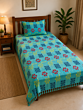 Handmade Cotton Bedsheet | Traditional Woven Cotton Bed Cover for Bedroom Decor