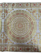 Premium Banarasi Brocade Silk Table Runner -Ethnic Mandala Design  16 x 72 inches - 6 Ft Long - Grey