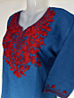 Women Embroidered Pure Cotton Short Kurta  