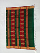 Dark Green Maheshwari Silk Saree with Golden Zari