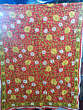 Orange base white yellow flower design Georgette Phulkhari Duppatta