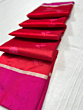 chanderi handloom  resham sari
