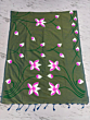 Cotton hand printed saree with blouse piece -Grey