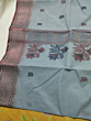 White Pure Cotton Saree