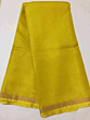Yellow Bhagalpuri Kota Doria Saree with Blouse