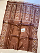 Handloom Tussar Cotton Brown Saree with Blouse Piece 