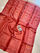 Pure tussar saree with blouse piece 